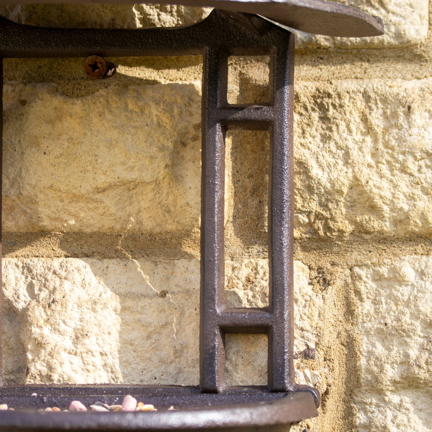 Torvik | Cast Iron Pagoda Wall Bird Feeder