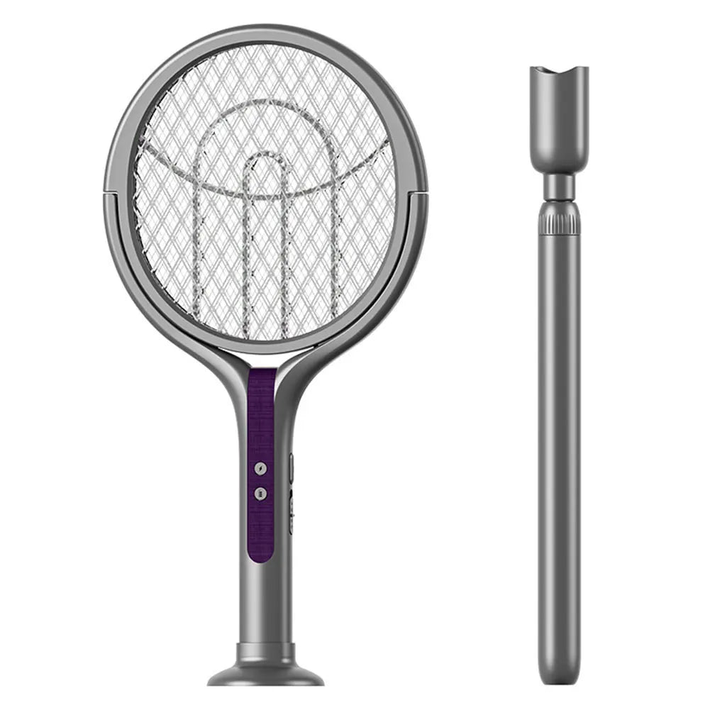 ZapIt | Adjustable Electric Mosquito Swatter with Built-in Camping Light and Rotating Head
