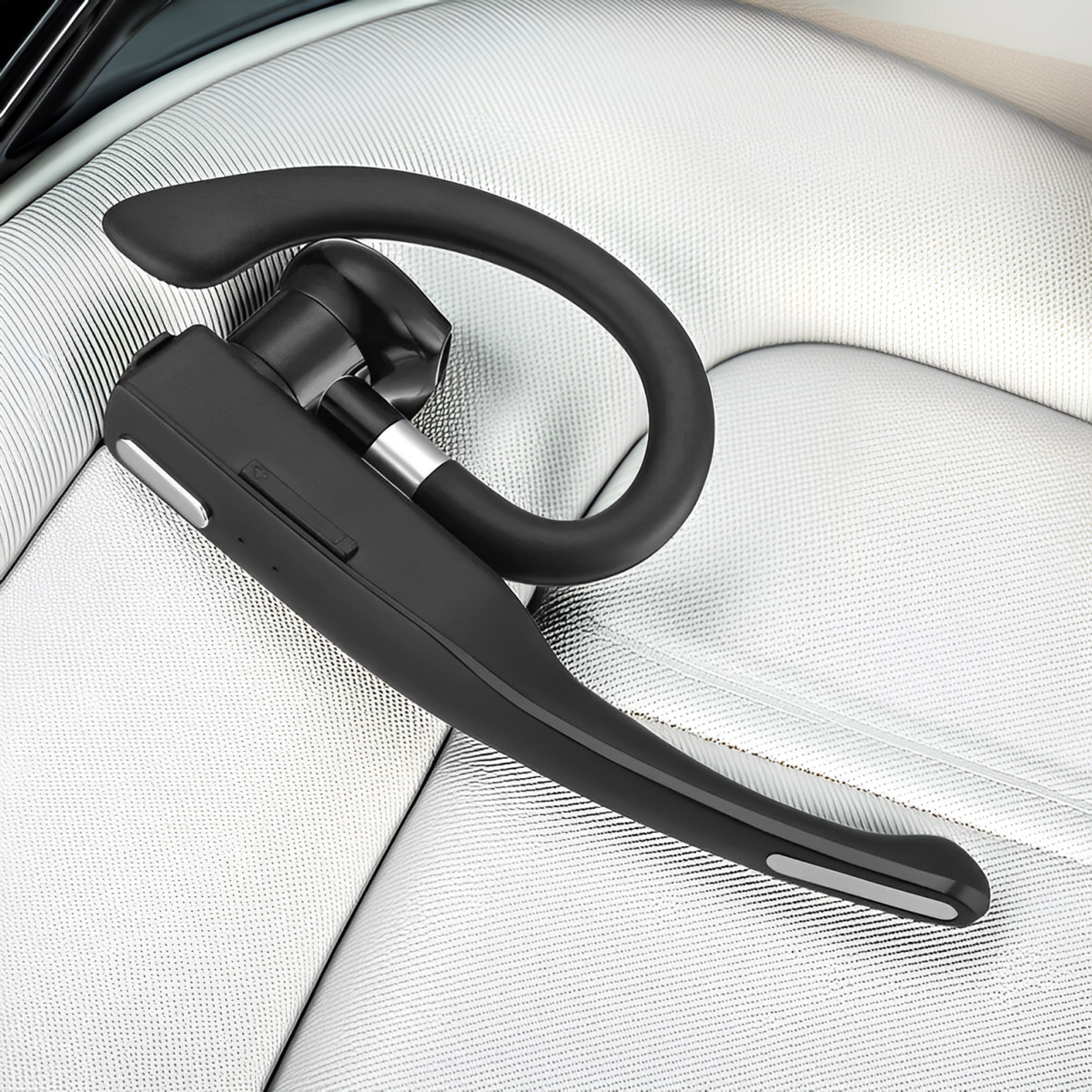 Wireless Bluetooth 5.1 Trucker Dual Mic Noise-Cancelling Headset | Comfortable Earpiece with Exceptional Sound Quality