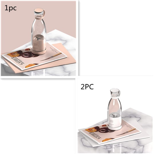 USB Rechargeable Portable Blender – Powerful Motor, Stainless Steel Blades
