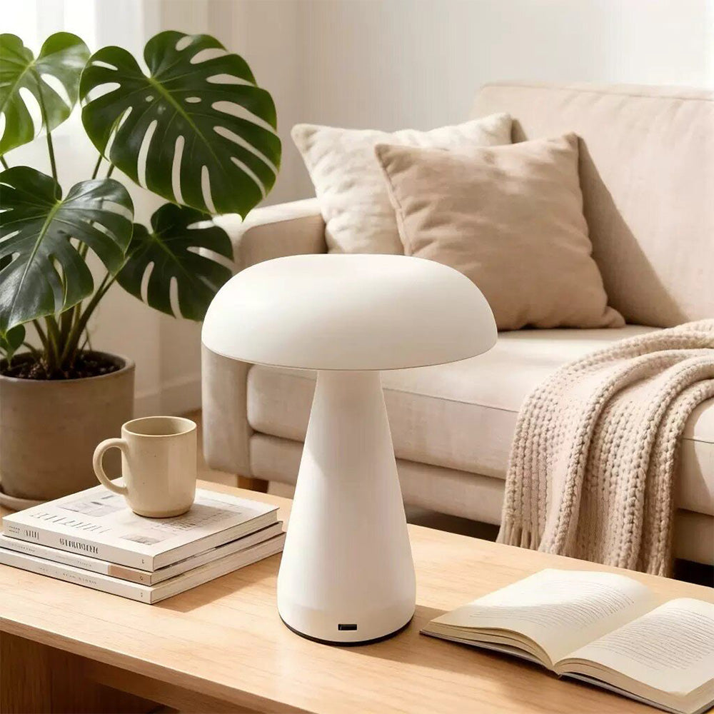 Sorell | Nordic-Inspired Rechargeable Dimmable Mushroom Lamp