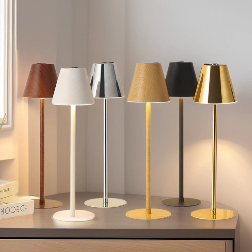 Aven | Rechargeable Touch-Control Table Lamp with Tall Stem Design