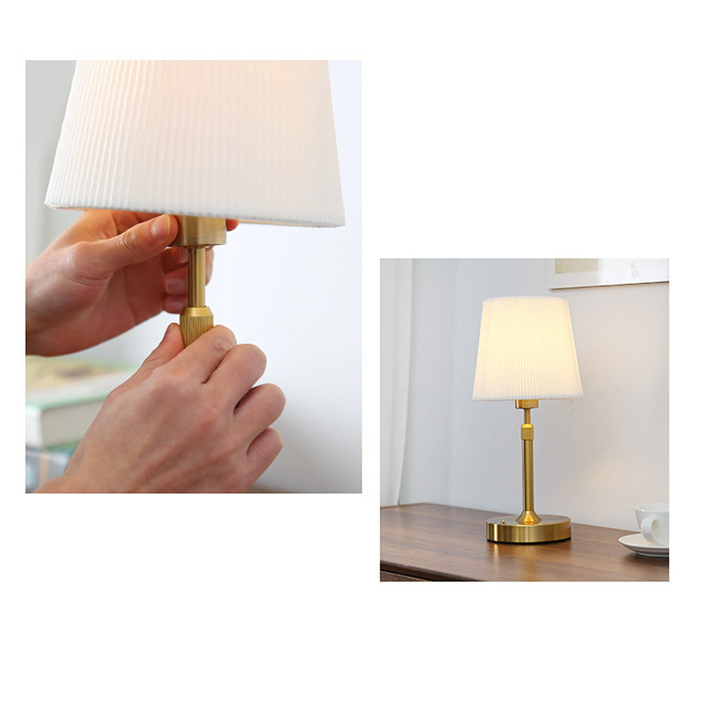 Niva | Rechargeable Nordic Telescopic Fabric Table Lamp