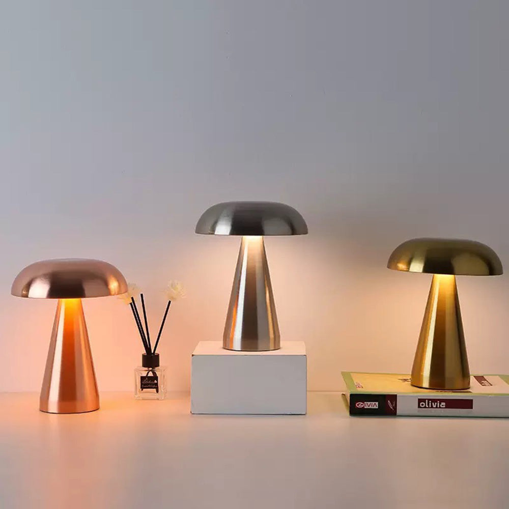 Sorell | Nordic-Inspired Rechargeable Dimmable Mushroom Lamp