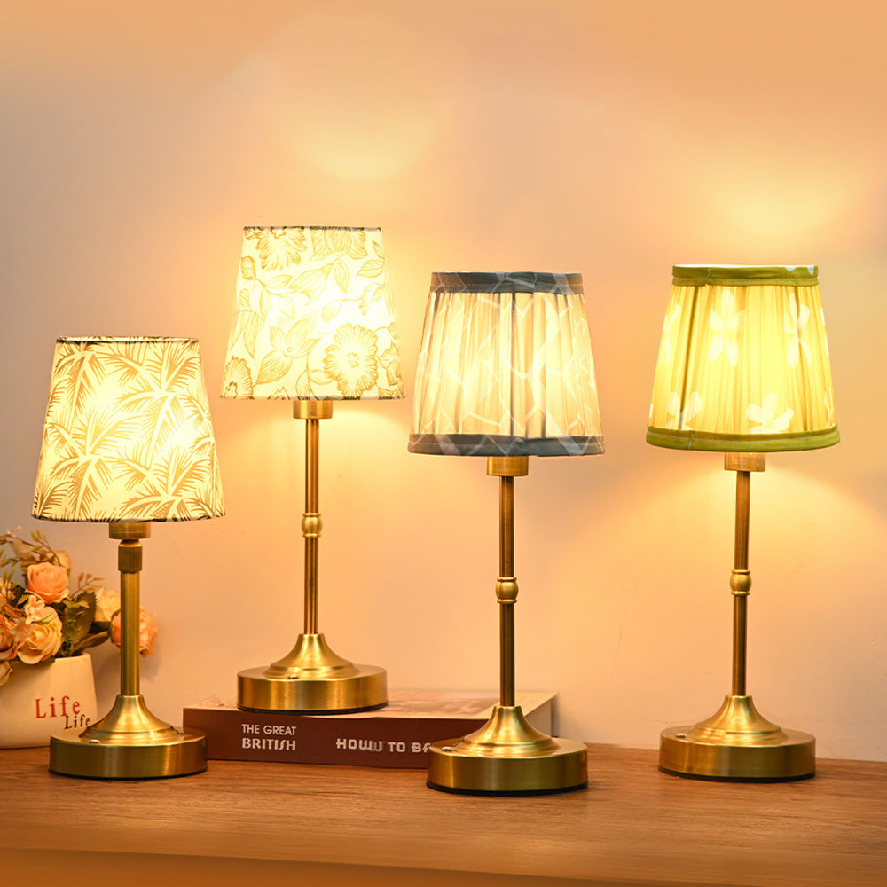 Auren | Stylish Rechargeable Fabric Table Lamp for Living Room and Bedroom