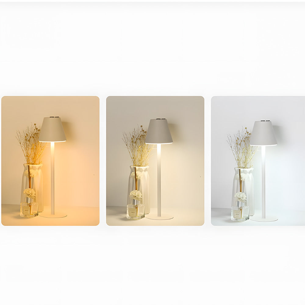 Aven | Rechargeable Touch-Control Table Lamp with Tall Stem Design