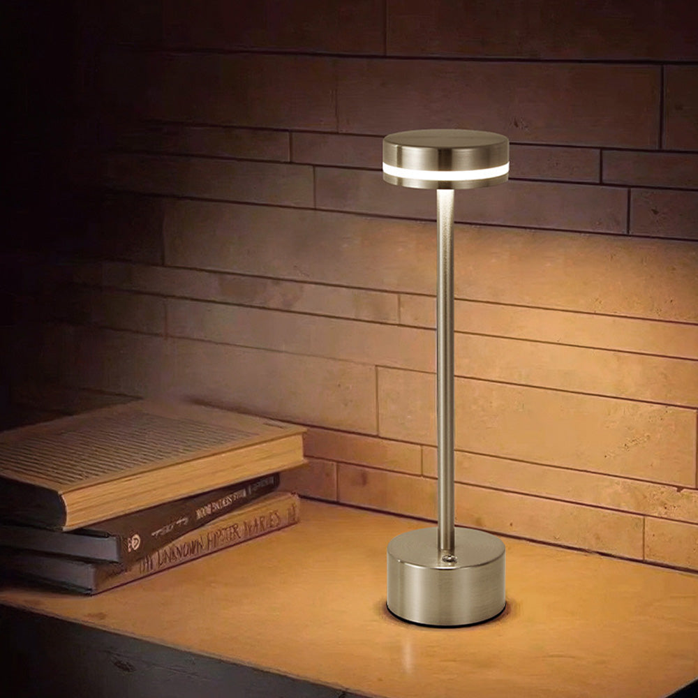 Alder | I-Shaped Rechargeable Touch Table Lamp