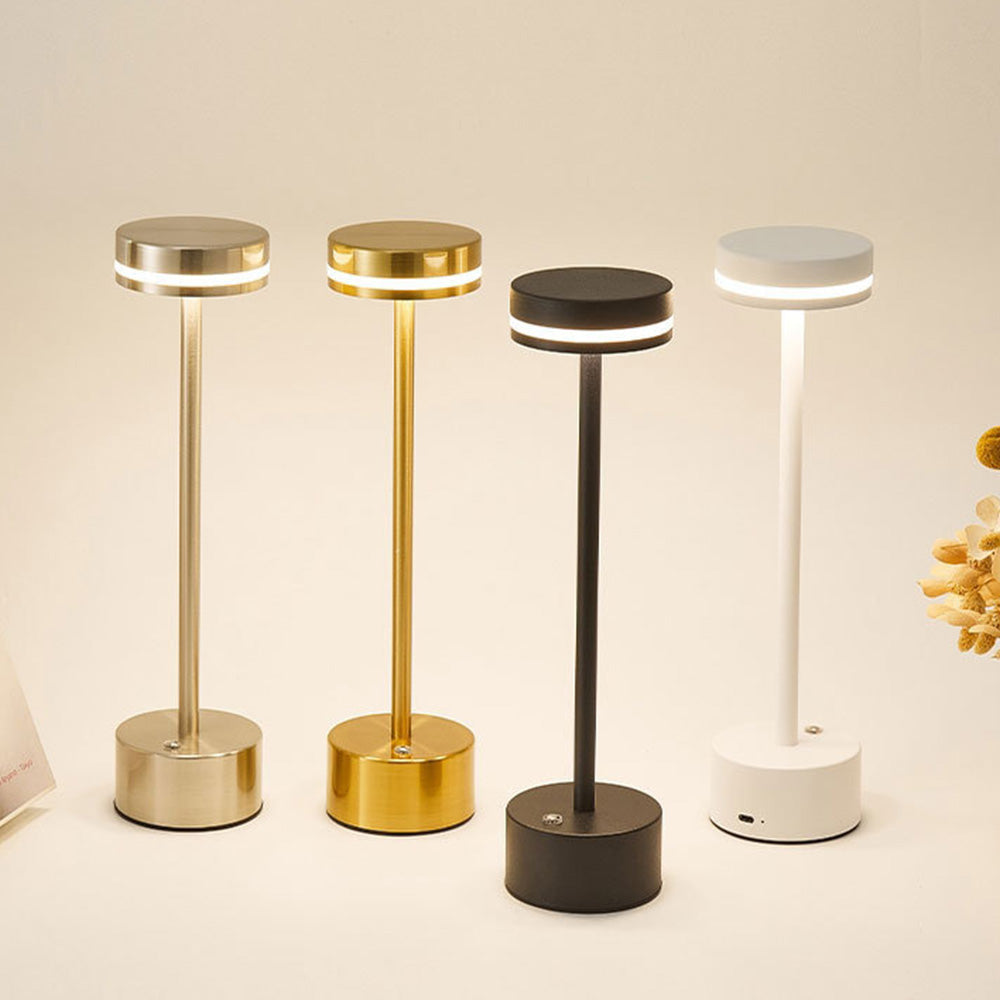 Alder | I-Shaped Rechargeable Touch Table Lamp