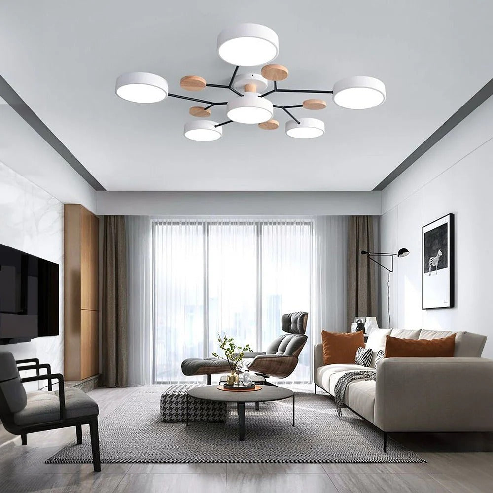 GlowLux | Modern LED Flush Mount Ceiling Light