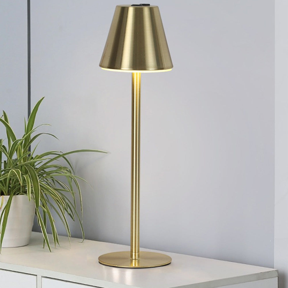 Aven | Rechargeable Touch-Control Table Lamp with Tall Stem Design