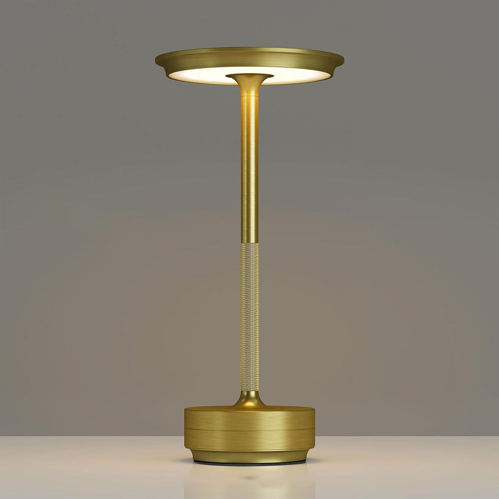 Elvar | Rechargeable Aluminium Flying Saucer Table Lamp