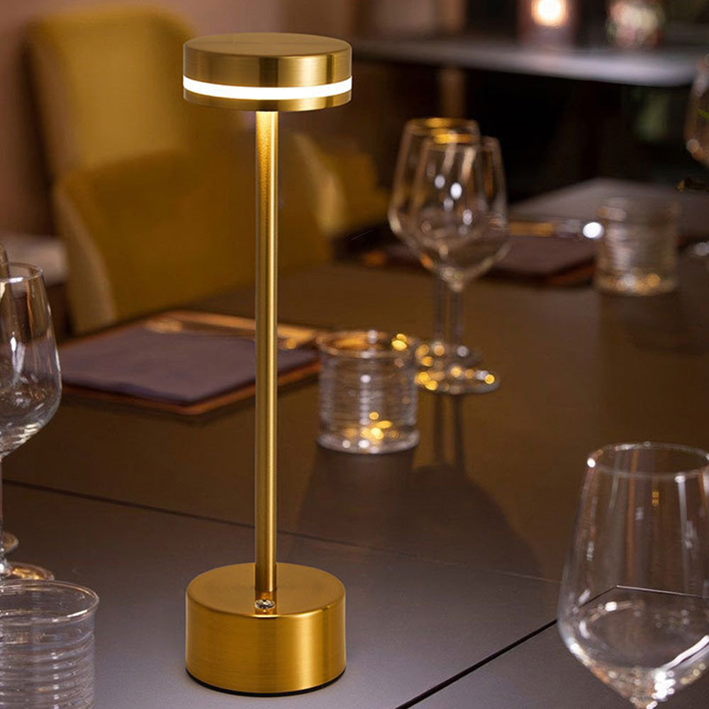Alder | I-Shaped Rechargeable Touch Table Lamp