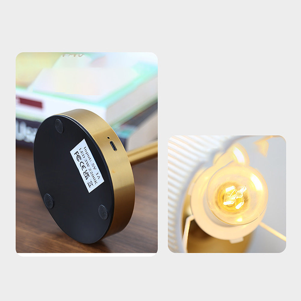 Niva | Rechargeable Nordic Telescopic Fabric Table Lamp