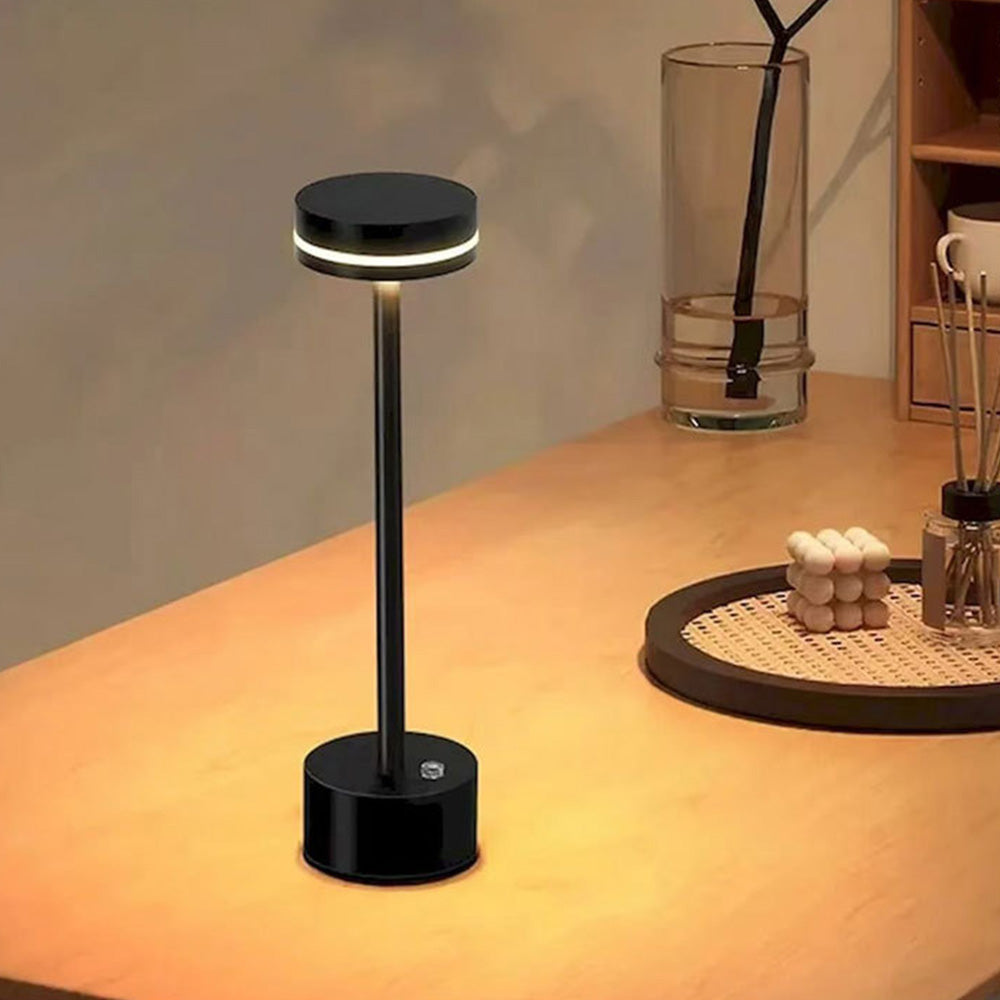 Alder | I-Shaped Rechargeable Touch Table Lamp