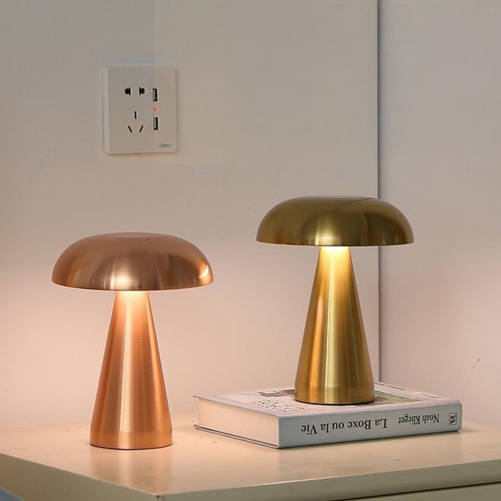 Sorell | Nordic-Inspired Rechargeable Dimmable Mushroom Lamp