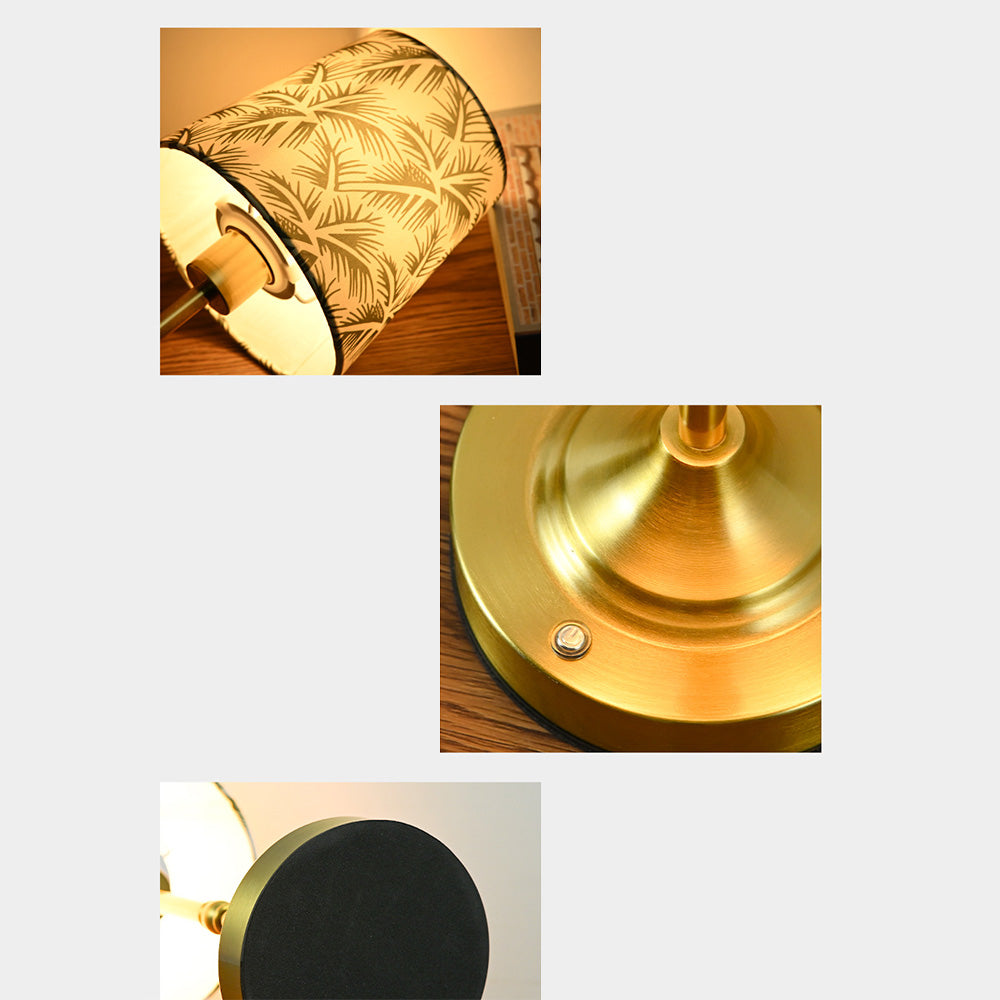 Auren | Stylish Rechargeable Fabric Table Lamp for Living Room and Bedroom