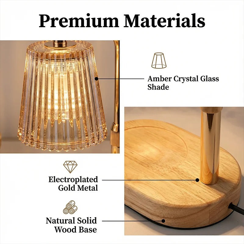 Elvor | Glass Candle Warmer Lamp