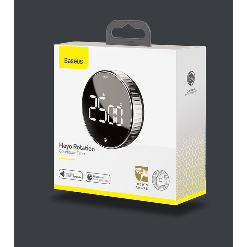 Digital Kitchen Timer – 30 Minute Countdown, Magnetic Back, Rotating Bezel