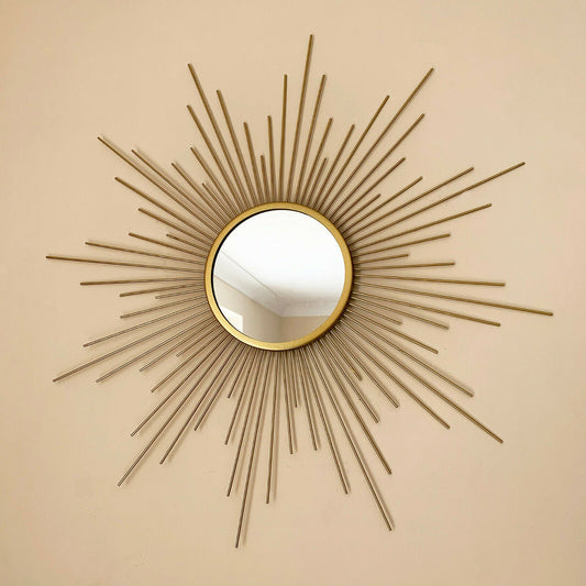 Solen | Gold Sunburst Mirror 60cm