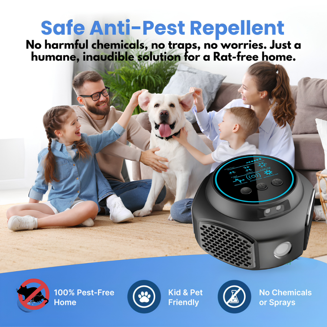 Ultrasonic Rodent Repellent Plug-In for Home and Garden