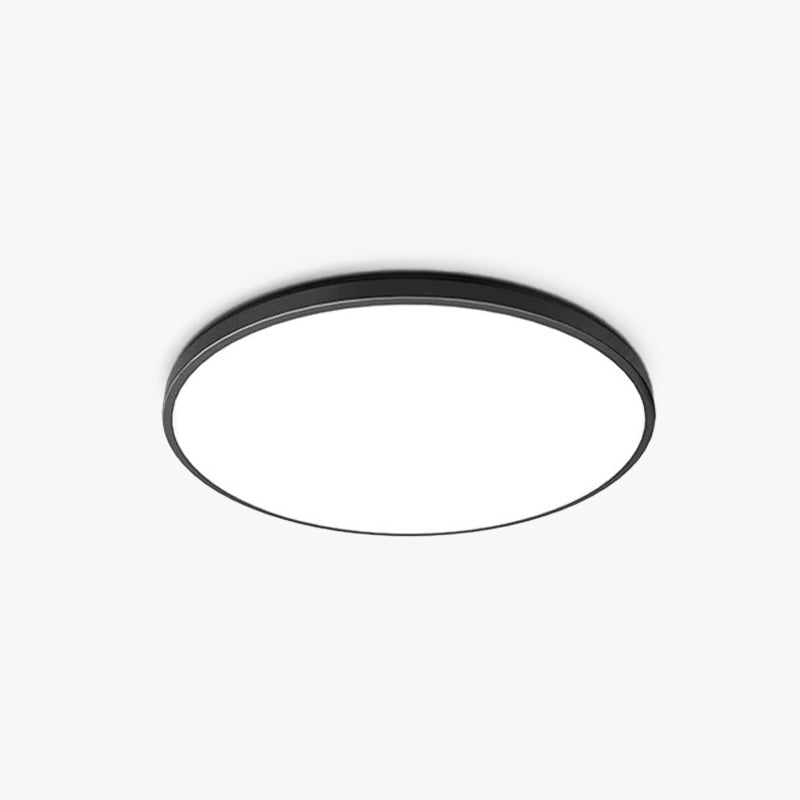 AquaCrest | Sleek Round Flush Mount Ceiling Light for Bathrooms & Balconies