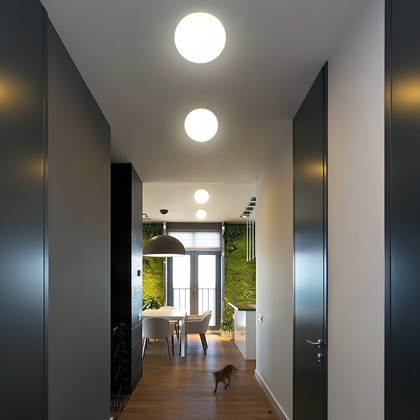 DewDrop | Modern Round Flush Mount Bubble Ceiling Light