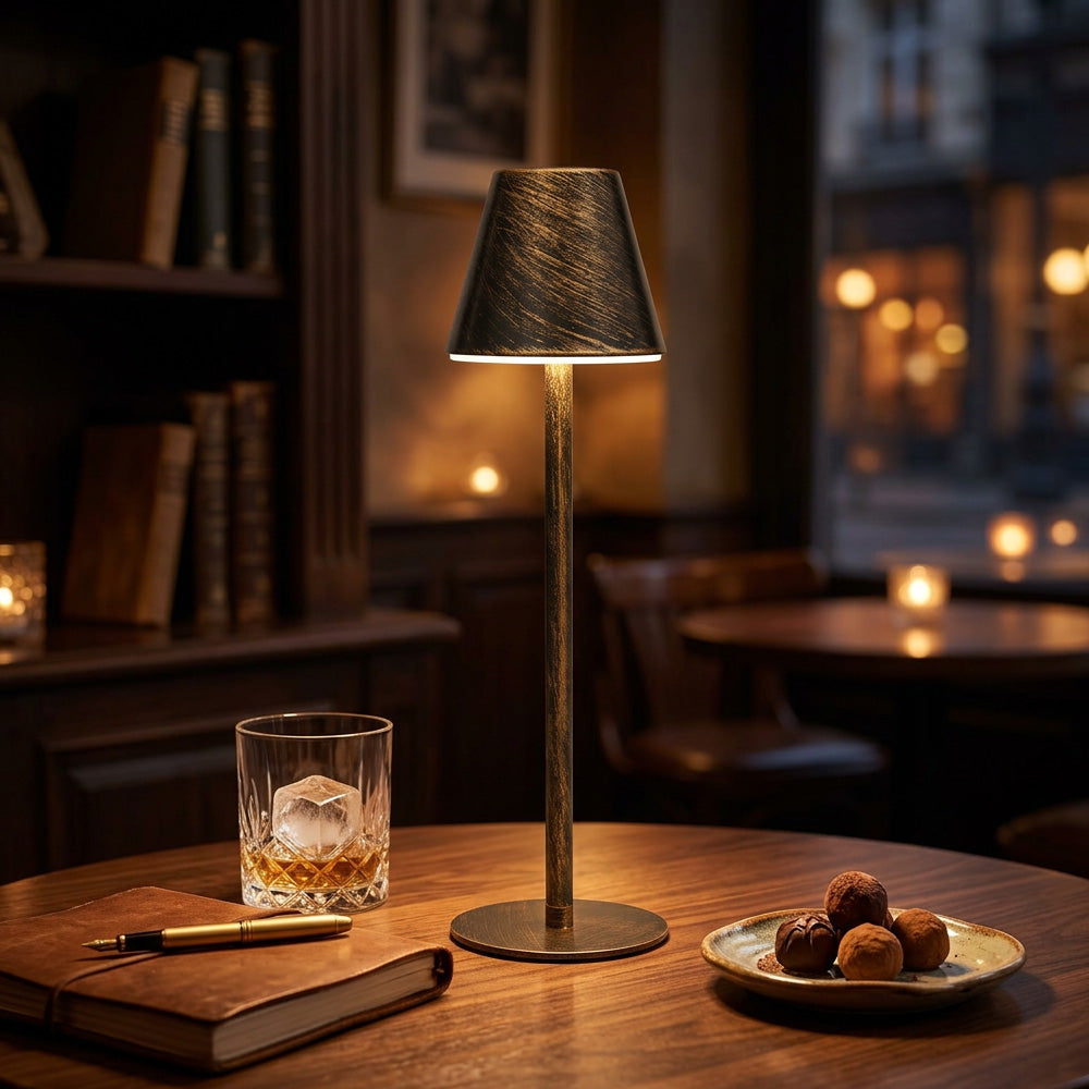 Aven | Rechargeable Touch-Control Table Lamp with Tall Stem Design