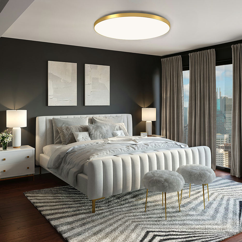 RoundLux | Contemporary Round LED Flush Mount Ceiling Light