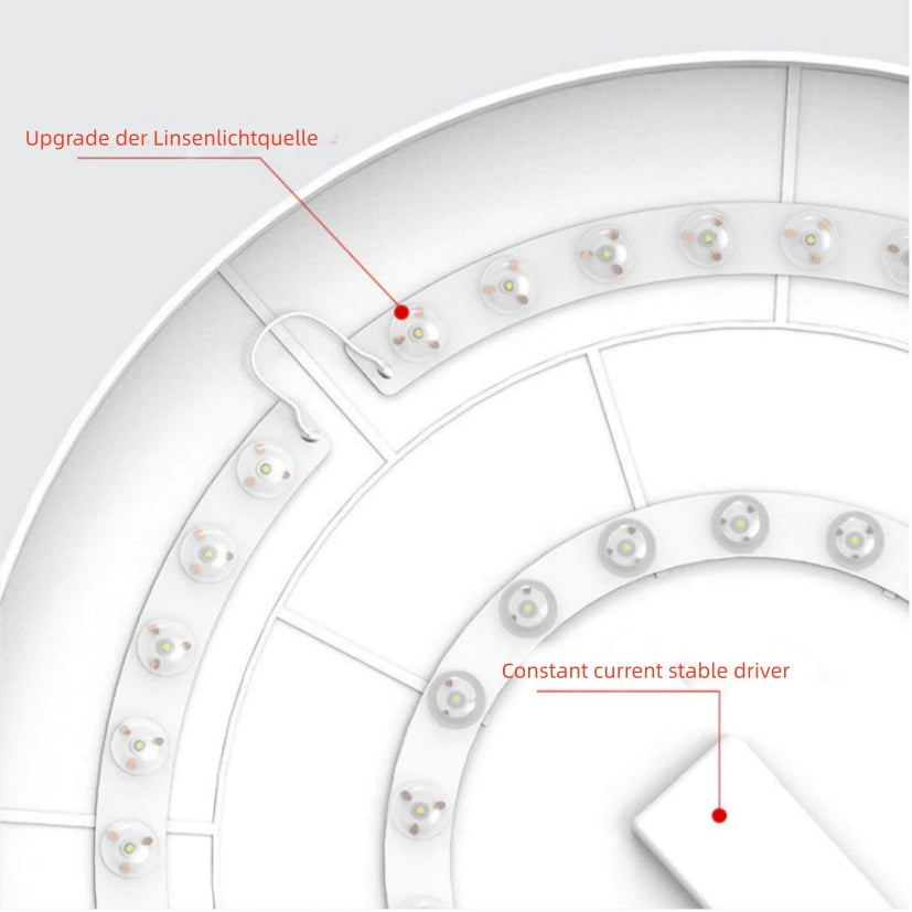 AquaCrest | Sleek Round Flush Mount Ceiling Light for Bathrooms & Balconies