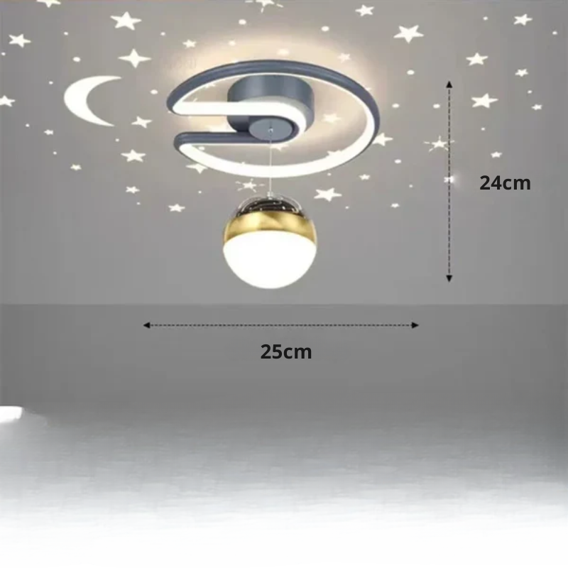 StarryLux | Dimmer-Compatible Starry Effect LED Ceiling Light