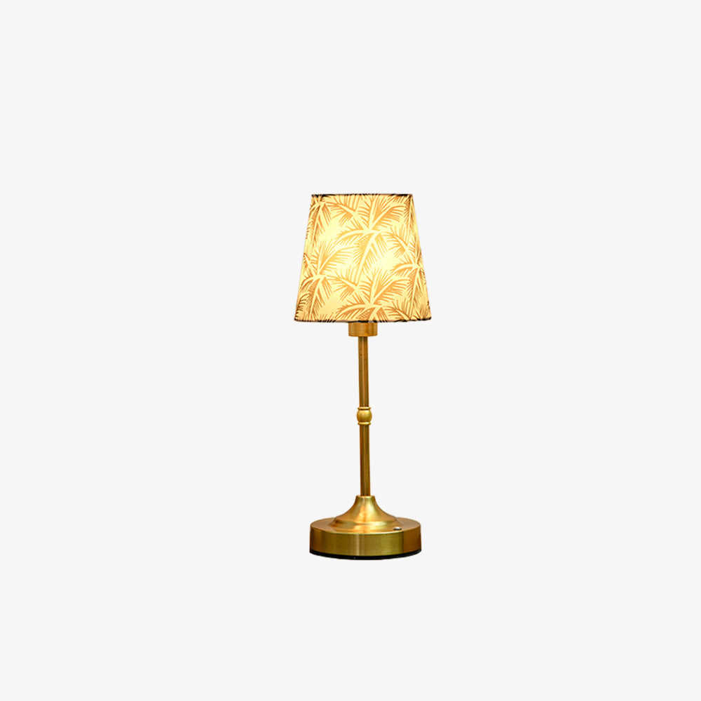 Auren | Stylish Rechargeable Fabric Table Lamp for Living Room and Bedroom