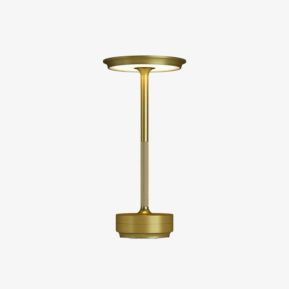 Elvar | Rechargeable Aluminium Flying Saucer Table Lamp