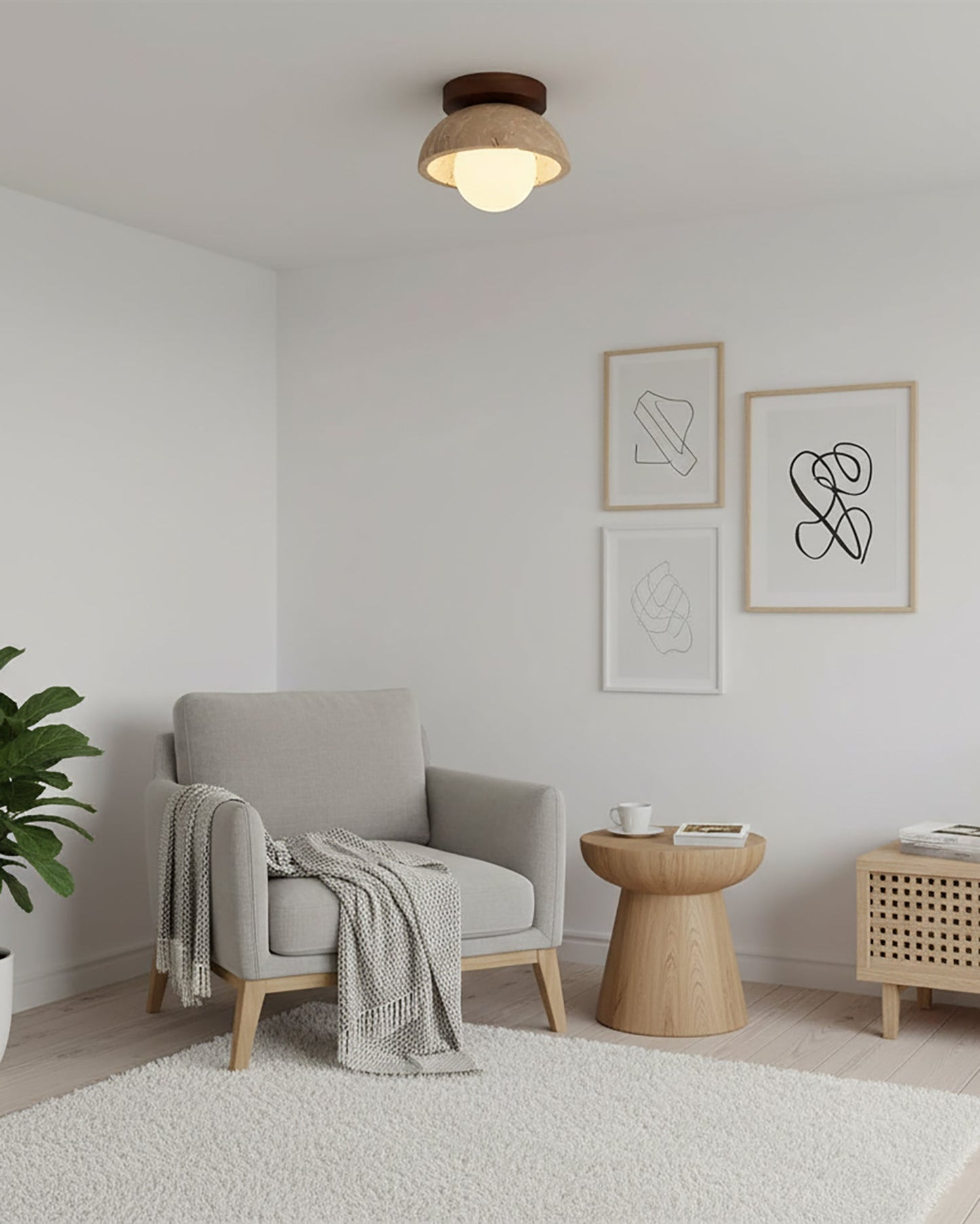 SleekSpace | Sleek Ceiling Light for Modern Living Spaces