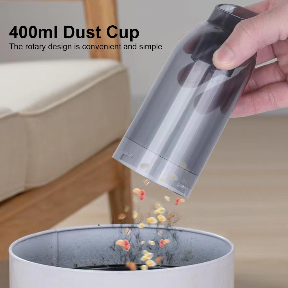 Handheld Car Vacuum Cleaner – Compact & Powerful Cordless Auto Vacuum