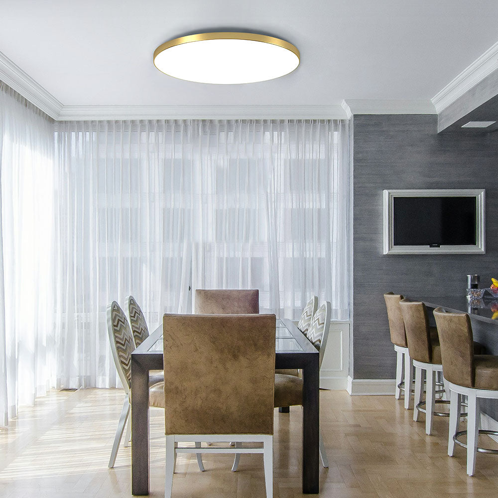 RoundLux | Contemporary Round LED Flush Mount Ceiling Light