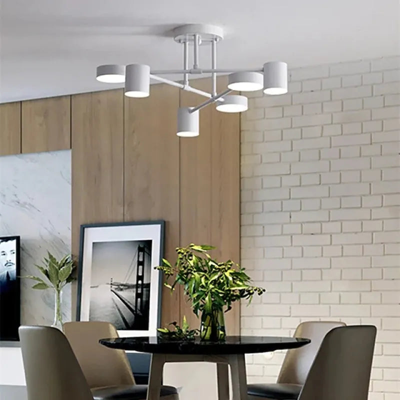 HexaGlow | Contemporary 6-Light Adjustable Ceiling Fixture