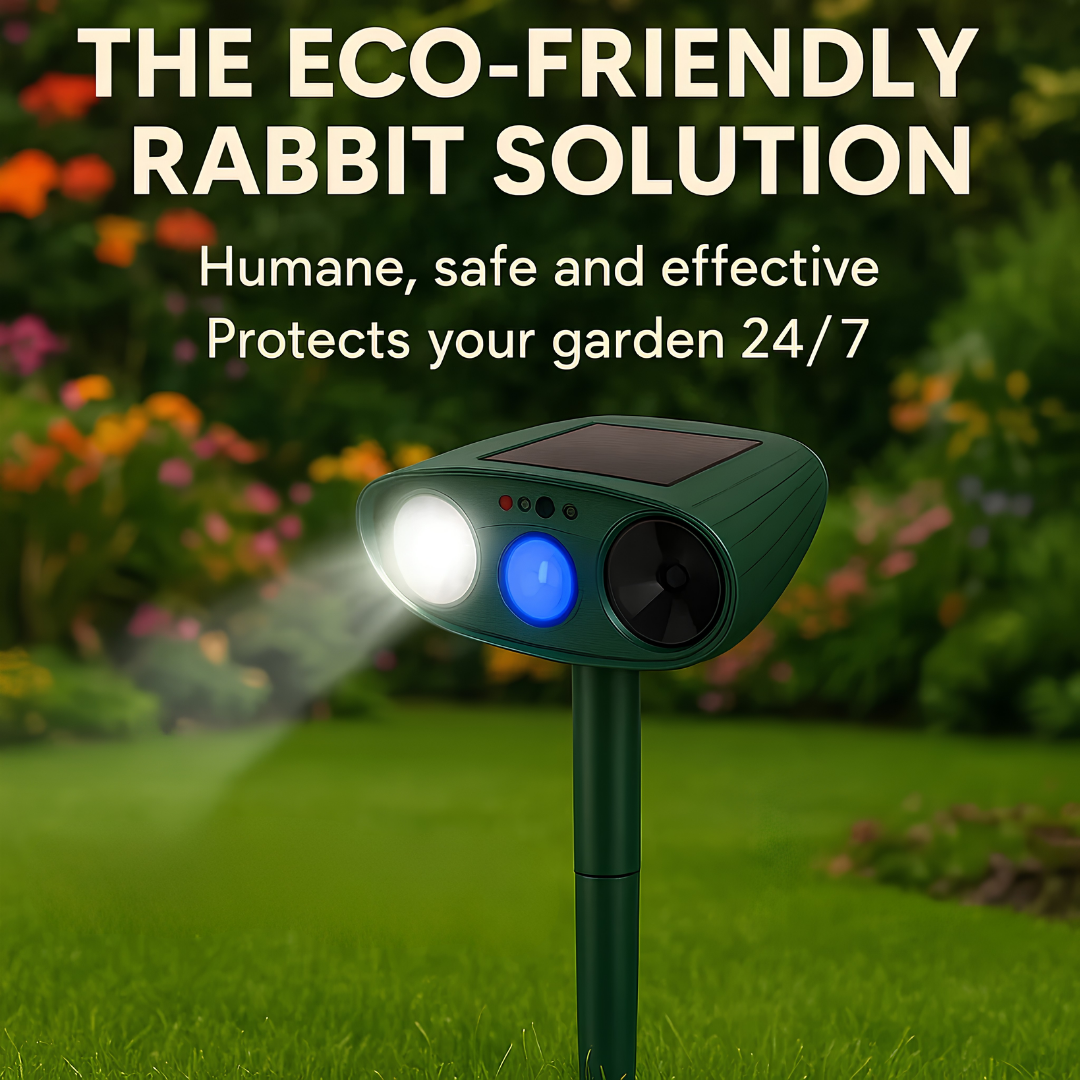 AviGuard | Deterrent Humane Solar-Powered Ultrasonic Rabbit Repeller