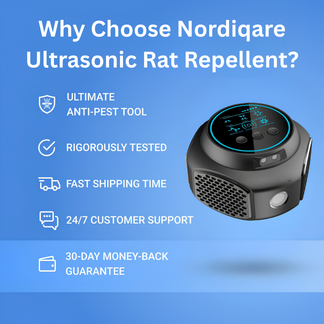 Ultrasonic Rodent Repellent Plug-In for Home and Garden