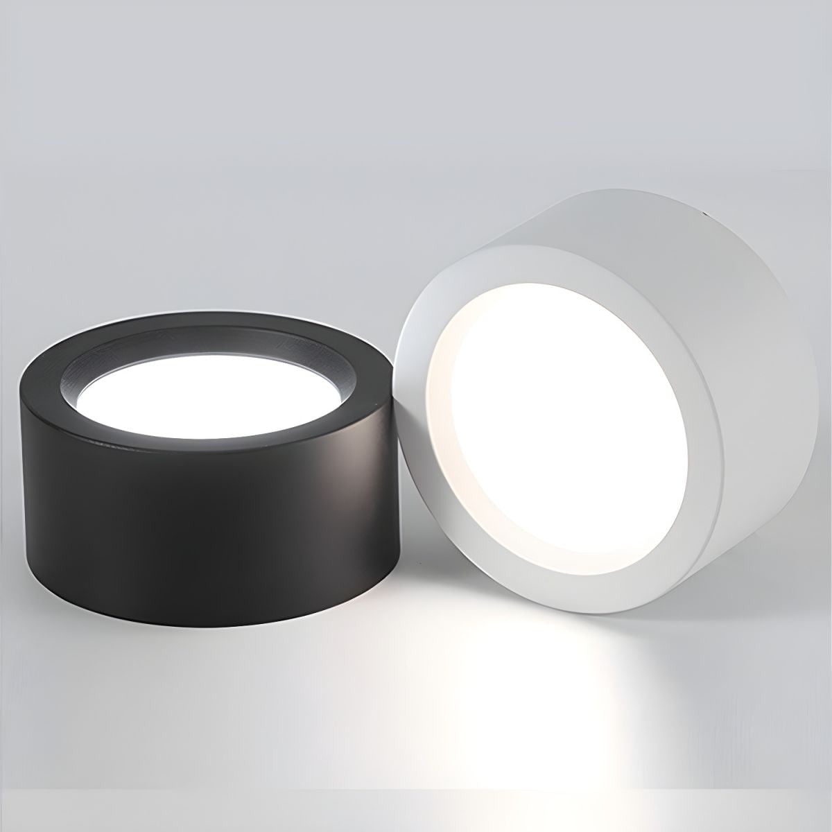 CylinderLux | Modern Flush Mount Cylinder LED Ceiling Light – Energy Efficient