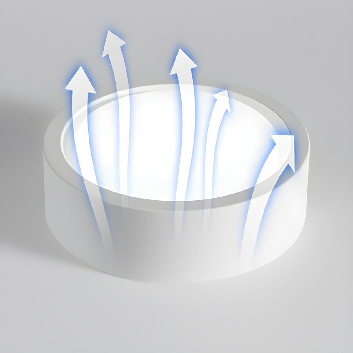 CylinderLux | Modern Flush Mount Cylinder LED Ceiling Light – Energy Efficient