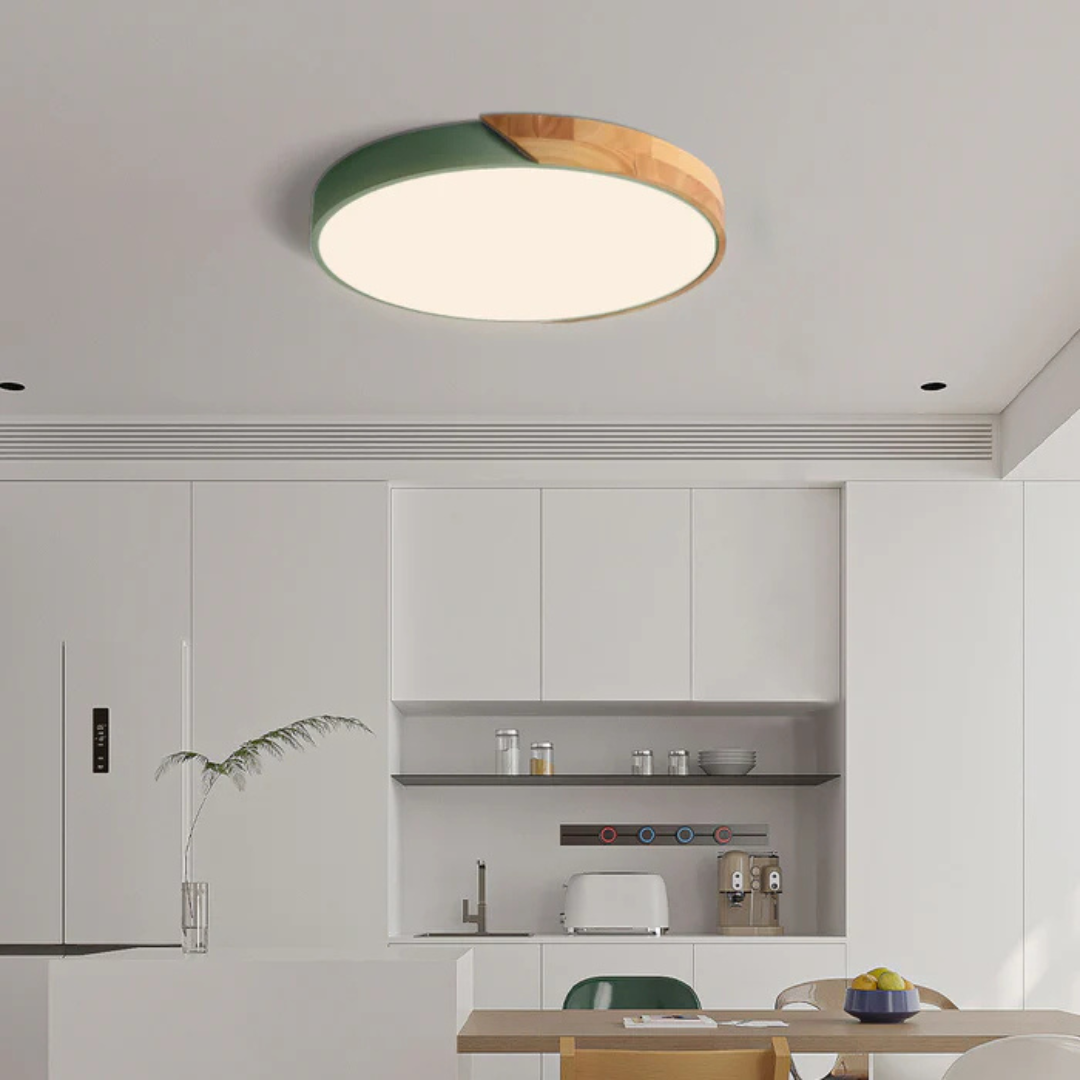 SkovGlow  - Scandinavian Wooden LED Ceiling Light