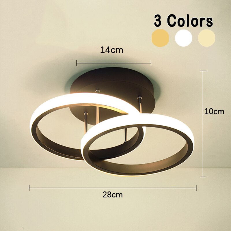 TriRing | Modern Adjustable LED 3-Ring Ceiling Light