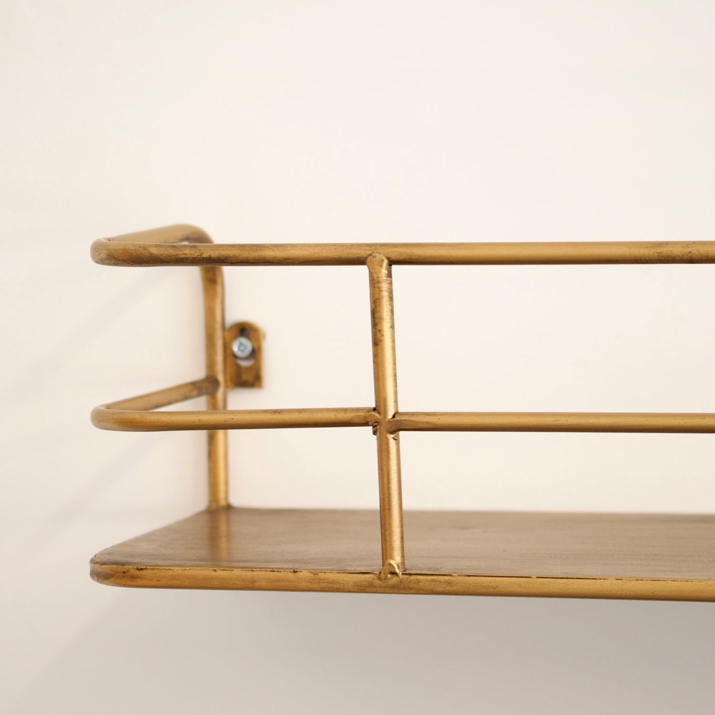 Veynor | Gold Metal Wall Shelf