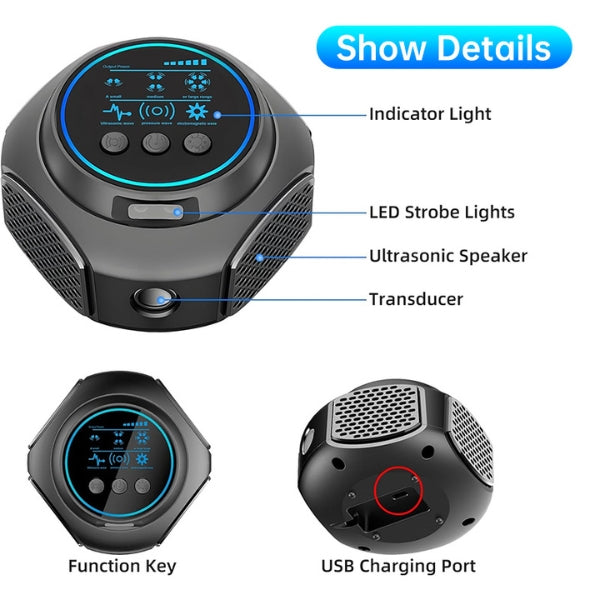 Ultrasonic Rodent Repellent Plug-In for Home and Garden