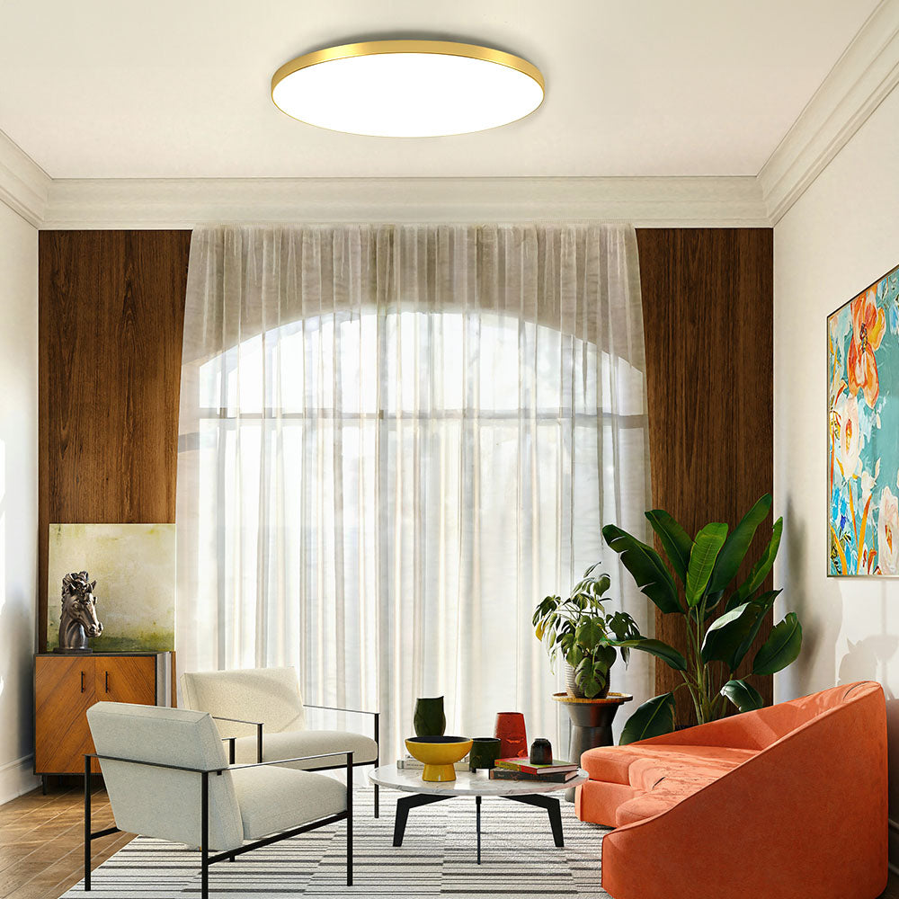RoundLux | Contemporary Round LED Flush Mount Ceiling Light