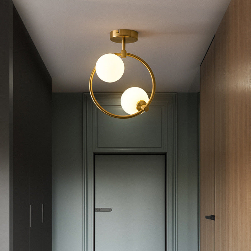ScandiGlobe | Curved Globe Design Scandinavian Ceiling Light
