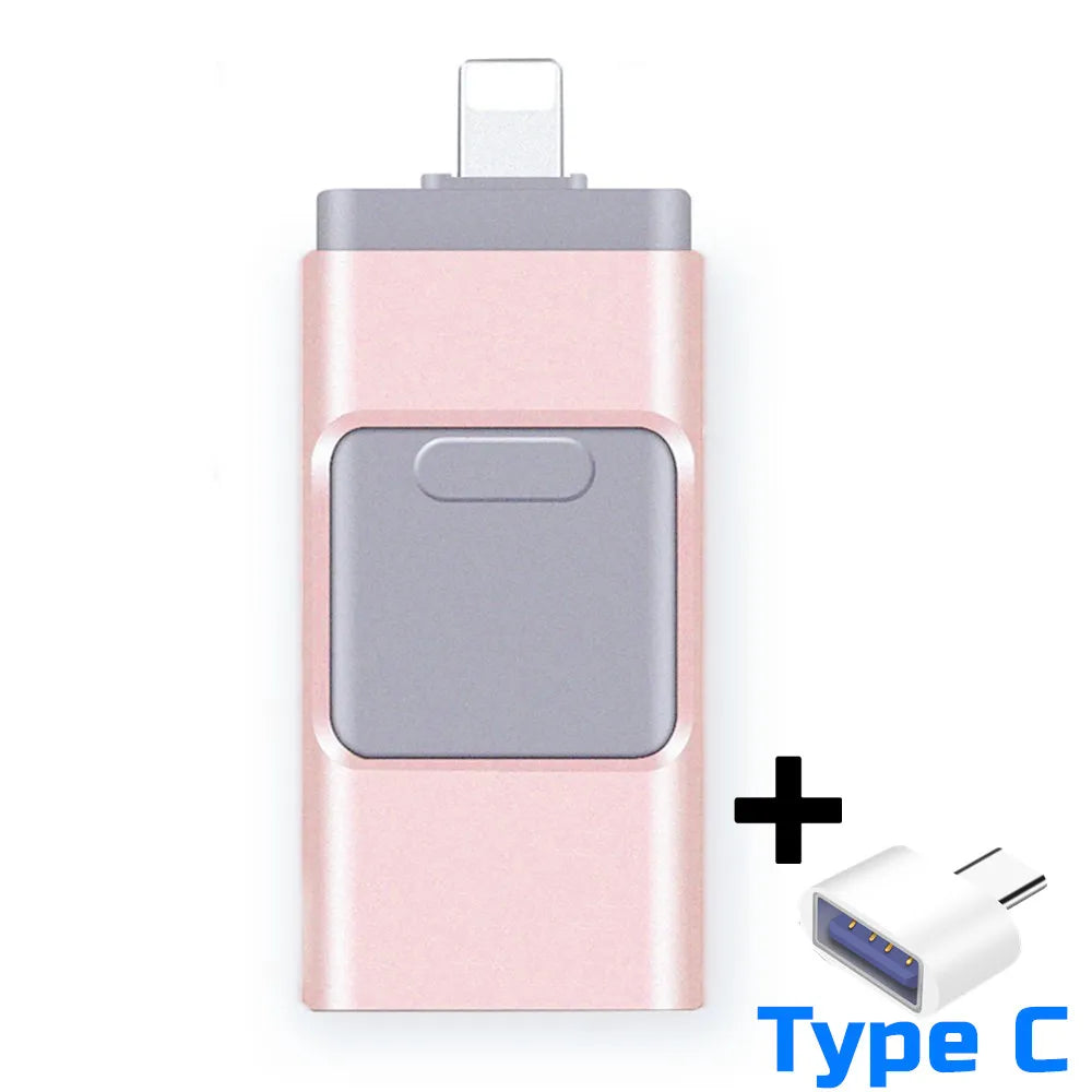 Multi-Functional 4-in-1 USB Hub