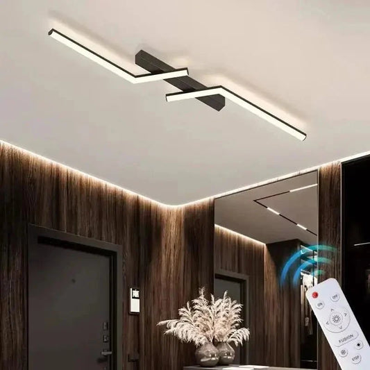 LuminaLine | Remote-Controlled Dimmable Linear LED Ceiling Light