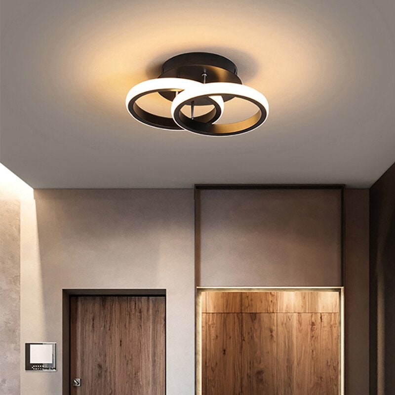 RingLux | Low-Profile LED Ceiling Light with Overlapping Ring Design