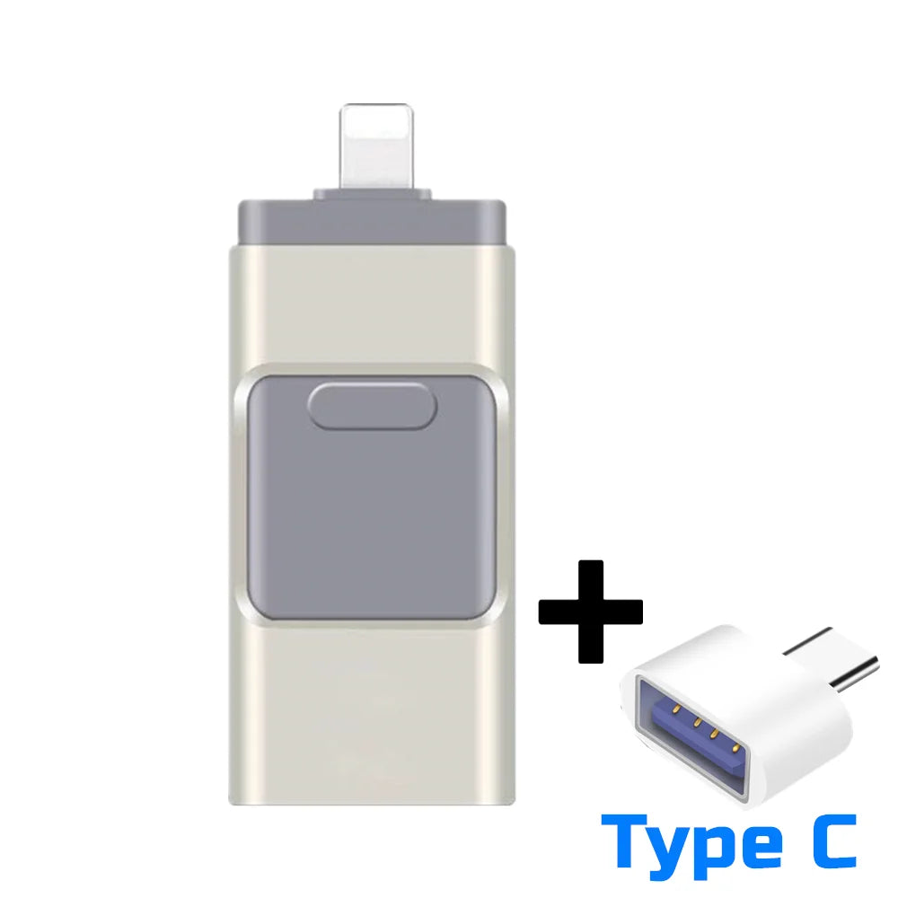 Multi-Functional 4-in-1 USB Hub